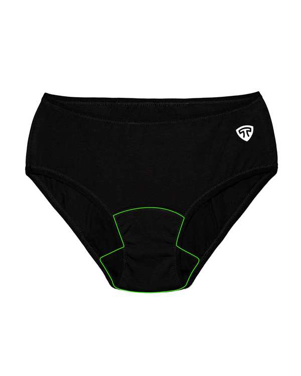 شورت زنانه نیم پد مشکی تاپیک Topick مدل لاله