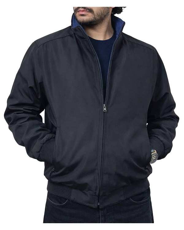 کاپشن مردانه دورو مشکی آبی دیورسو Diverso کد 4857