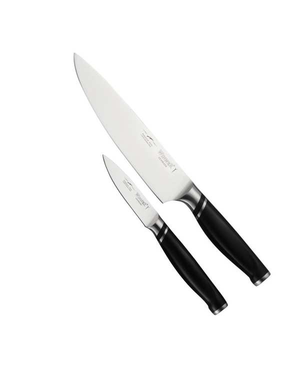 چاقو آشپزخانه مشکی وینر Winner مدل V03 مجموعه 2 عددی