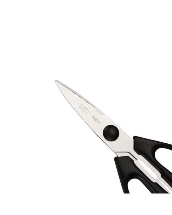 ست ساطور و قیچی آشپزخانه مشکی جی فی نی Giffini کد Q07 - تصویر 3