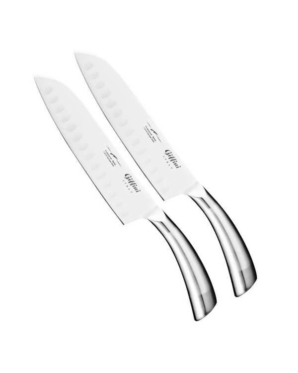 چاقو آشپزخانه استیل جی فی نی GIFFINI مدل N25 مجموعه 2 عددی