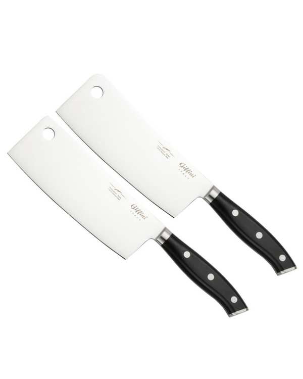 چاقو آشپزخانه مشکی جی فی نی GIFFINI مدل M83 مجموعه 2 عددی