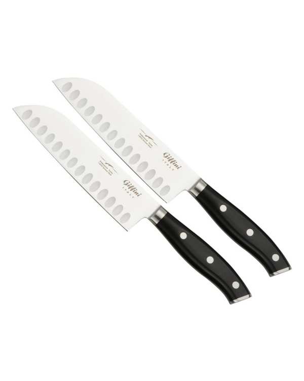 چاقو آشپزخانه مشکی جی فی نی GIFFINI مدل M82 مجموعه 2 عددی