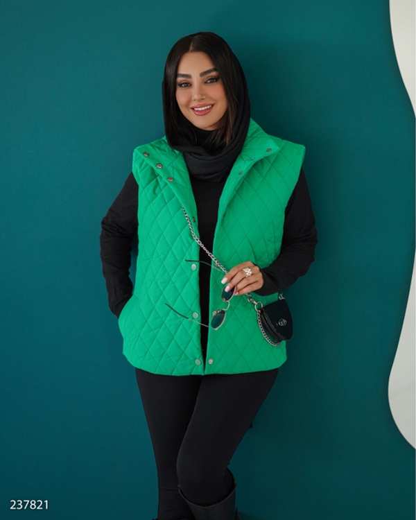 پافر زنانه سبز السانا Elsana مدل تیوانا کد 2378