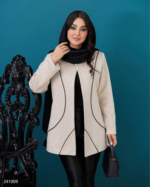 پالتو زنانه شیری السانا Elsana مدل فادیه کد 2410