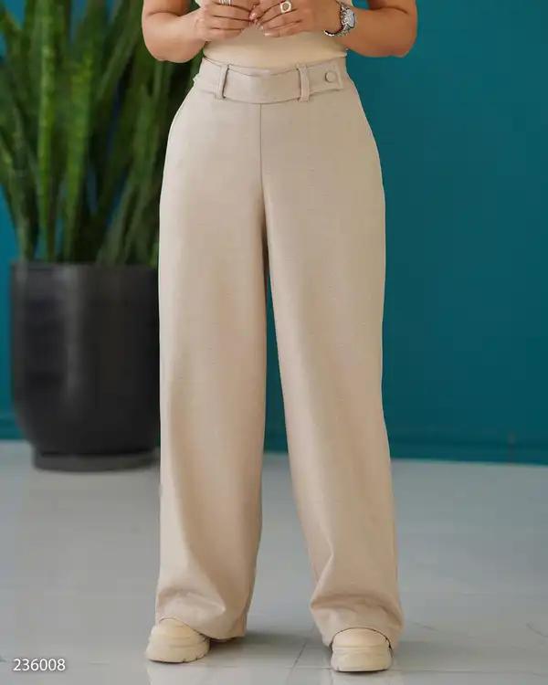 شلوار زنانه فوتر کرم السانا Elsana مدل رویدا کد 2360