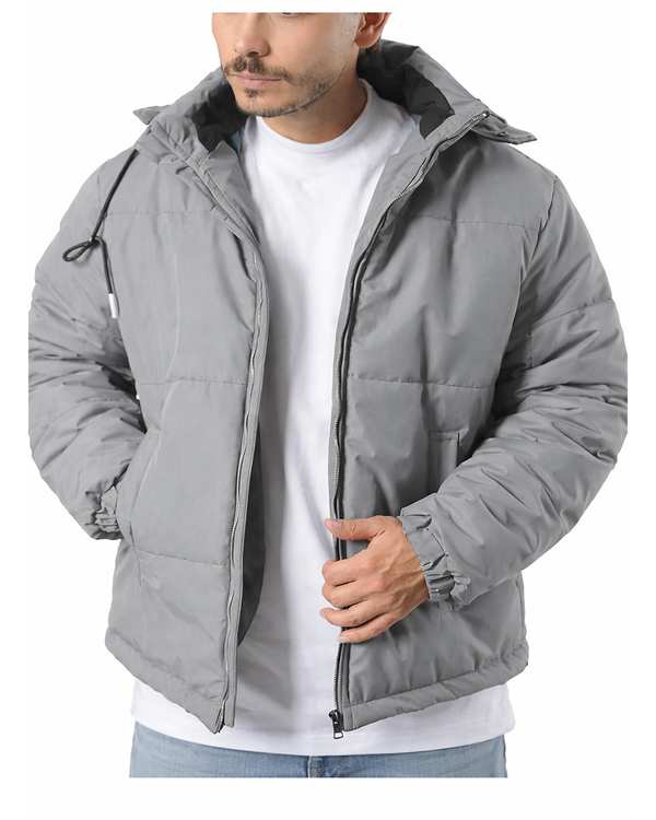 کاپشن مردانه کورتکس ضد آب طوسی دیورسو Diverso کد 4858