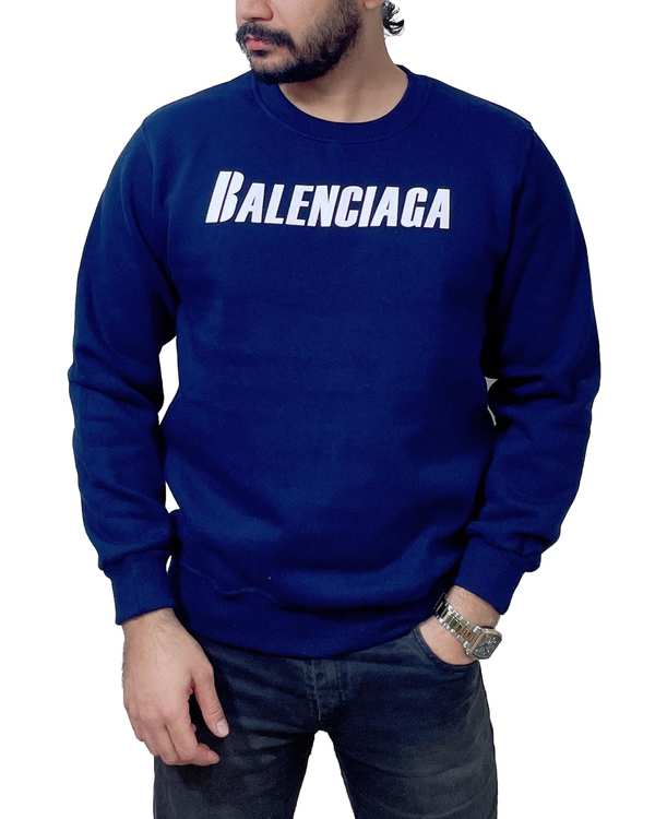 سویشرت مردانه دورس سه نخ سرمه ای دیورسو Diverso کد 4865