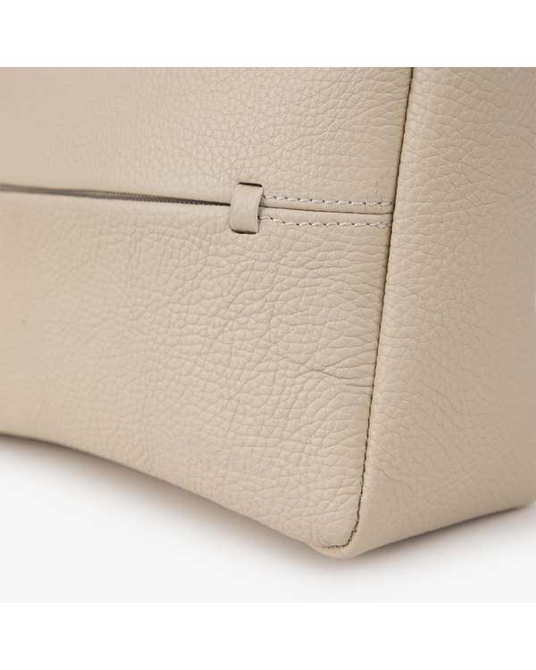 کیف دوشی چرم زنانه کرم برتونیکس Berttonix کد 4045 - تصویر 6