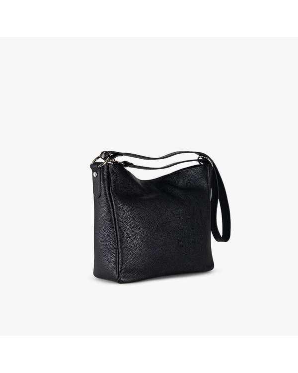 کیف دوشی چرم زنانه مشکی برتونیکس Berttonix کد 4045 - تصویر 2