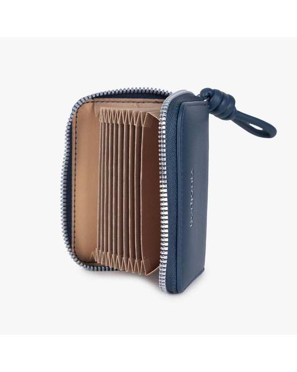 کیف دوشی زنانه سرمه ای برتونیکس Berttonix کد R-25006 به همراه جاکارتی - تصویر 8