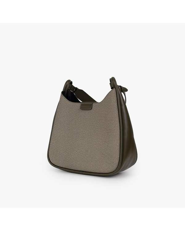 کیف دوشی زنانه سبز برتونیکس Berttonix کد R-25006 به همراه جاکارتی - تصویر 3
