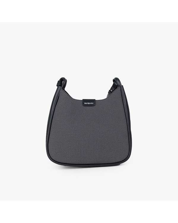 کیف دوشی زنانه مشکی برتونیکس Berttonix کد R-25006 به همراه جاکارتی - تصویر 2