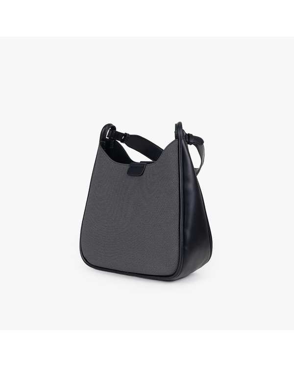 کیف دوشی زنانه مشکی برتونیکس Berttonix کد R-25006 به همراه جاکارتی - تصویر 3