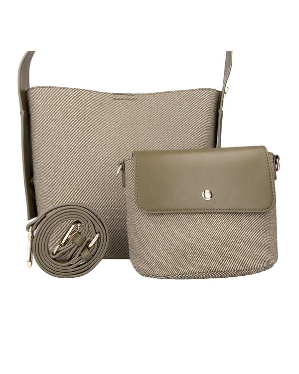 کیف زنانه سبز برتونیکس Berttonix کد R-25007 به همراه جاکارتی