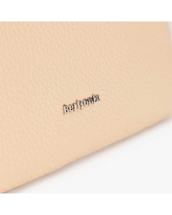 کیف دوشی زنانه بژ برتونیکس Berttonix کد R-25004 به همراه جاکارتی - تصویر 9