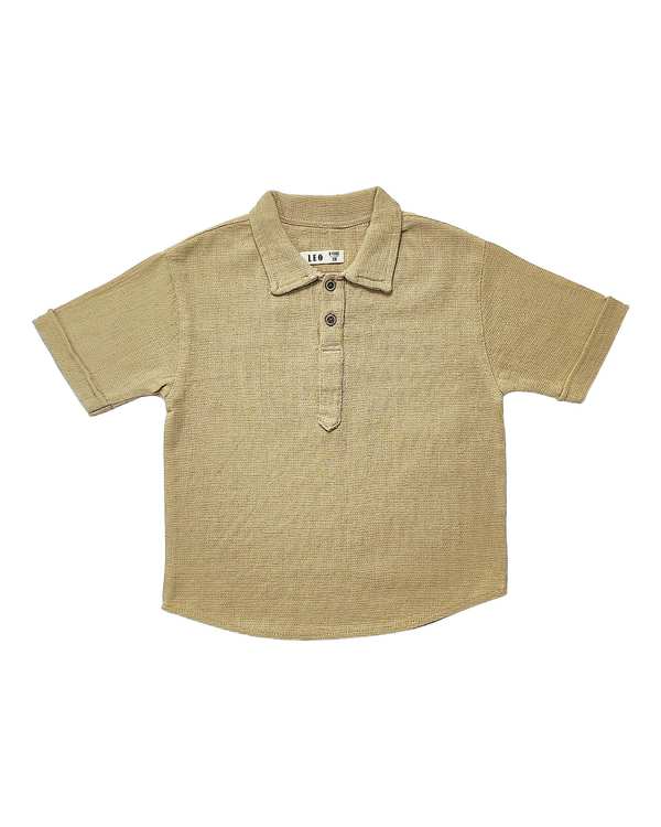 تیشرت پسرانه کرم روشن لئو کیدز Leo Kids کد 3-6871 - تصویر 2