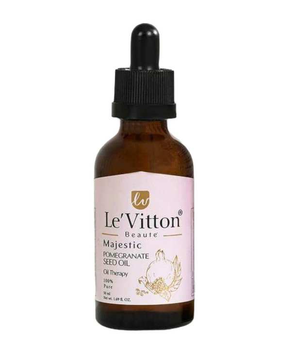 روغن پوست و مو هسته انار لویتون Levitton مدل pomegranate حجم 50ml