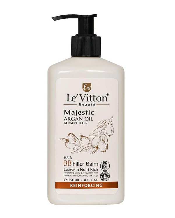 ماسک مو فیلر بالم پمپی لویتون Levitton مدل BB Filler Balm حجم 250ml