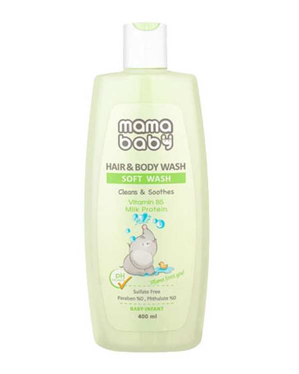 شامپو سر و بدن نوزاد ماما بیبی Mama Baby حجم ۴۰۰ml