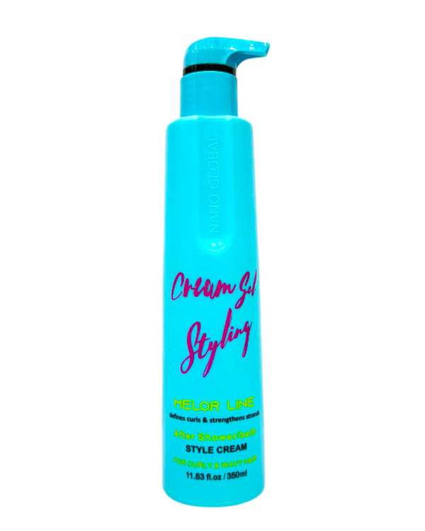 کرم ژل بدون سولفات حالت دهنده مو نانوگلوبال Nano Global مناسب موهای فر حجم 350ml