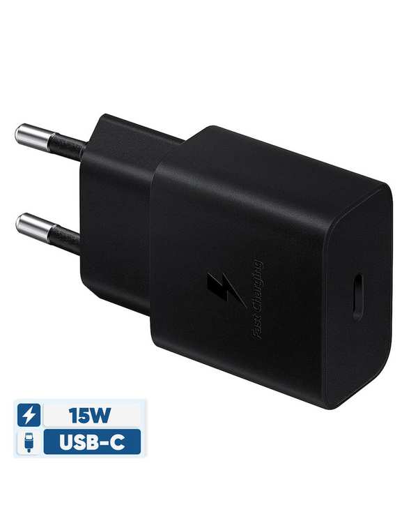 شارژر دیواری 15 وات مشکی سامسونگ Samsung مدل EP-T1510NBEGEU