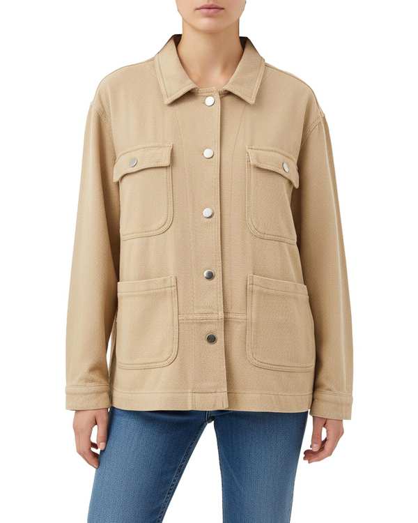 تونیک کتان زنانه خردلی سرژه Serge کد 232191