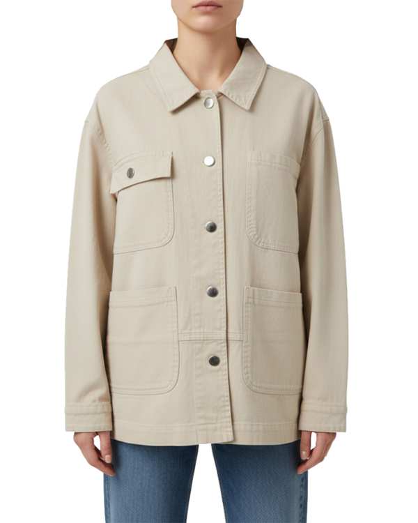 تونیک کتان زنانه کرم سرژه Serge کد 232191