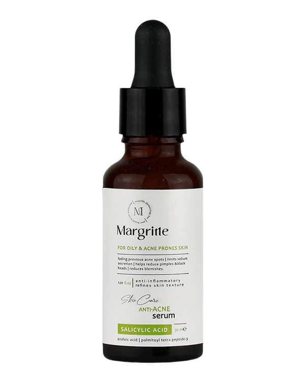 سرم ضد جوش پوست مارگریت Margritte مناسب پوست چرب و مستعد آکنه حجم 30ml