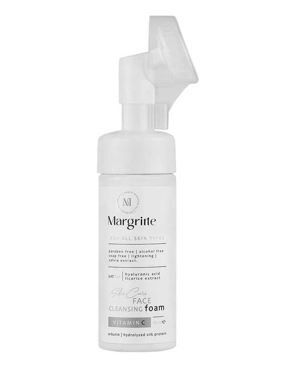 فوم شستشوی روشن کننده صورت مارگریت Margritte مناسب انواع پوست حجم 150ml