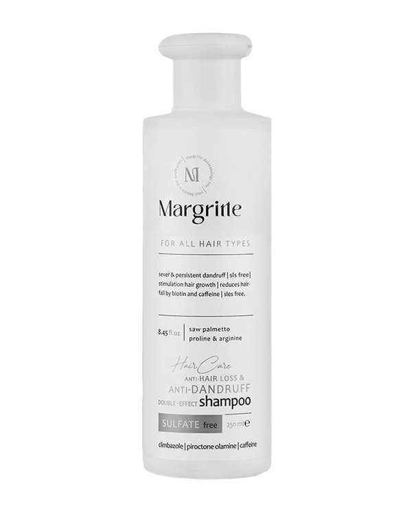 شامپو ضد شوره و تقویت کننده مو مارگریت Margritte مناسب انواع مو حجم 250ml