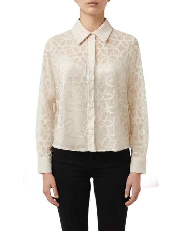 شومیز زنانه کرم سرژه Serge کد 207380