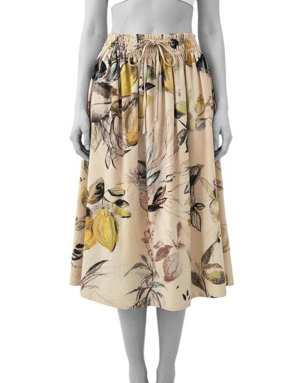 دامن زنانه کرم سرژه Serge کد 2106314