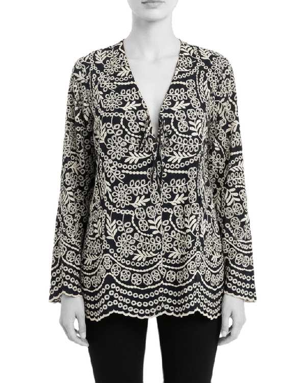 بلوز زنانه سرمه ای سرژه Serge کد 212296