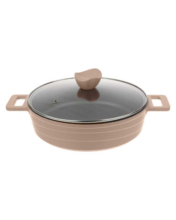 تابه دو دسته نسکافه ای تکنو Tecno مدل اورس سایز 28