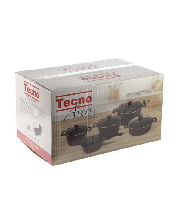 سرویس قابلمه 13 پارچه مشکی تکنو Tecno مدل اورس - تصویر 2
