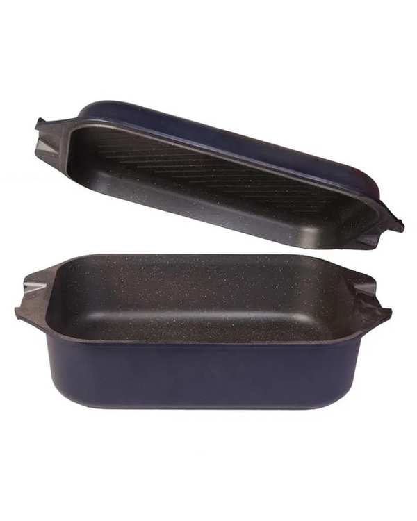 تابه و رستر سرمه ای تکنو Tecno مدل آناهیتا سایز 35