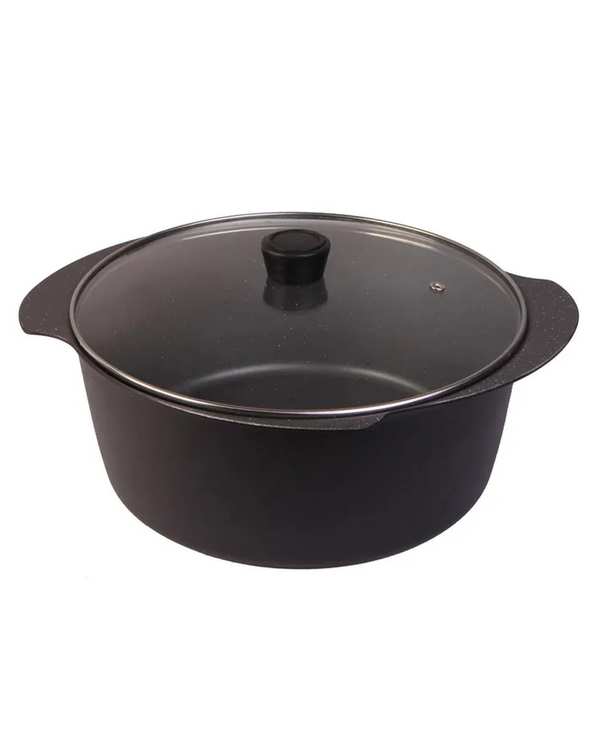 قابلمه مشکی تکنو Tecno مدل پروانه سایز 28