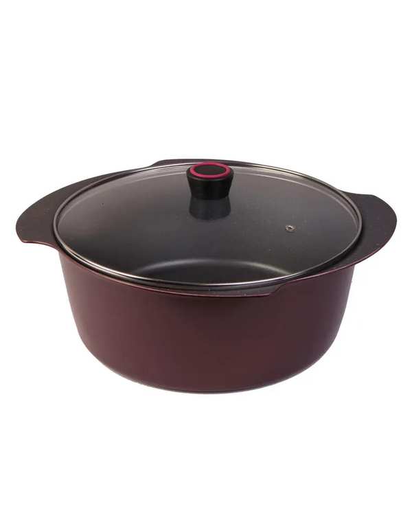 قابلمه زرشکی تکنو Tecno مدل پروانه سایز 28