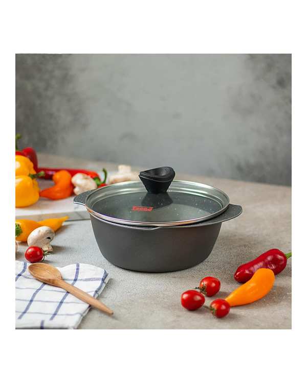 قابلمه نقره ای تکنو Tecno مدل پروانه سایز 32