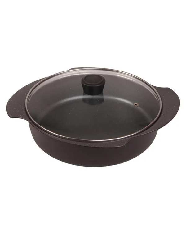 تابه مشکی تکنو Tecno مدل پروانه سایز 24