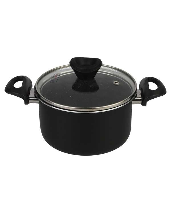 قابلمه مشکی تکنو Tecno مدل آنتیک سایز 18