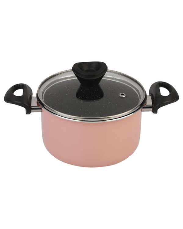 قابلمه صورتی تکنو Tecno مدل آنتیک سایز 18