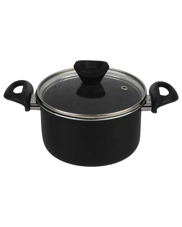 قابلمه مشکی تکنو Tecno مدل آنتیک سایز 20