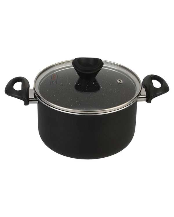 قابلمه مشکی تکنو Tecno مدل آنتیک سایز 28