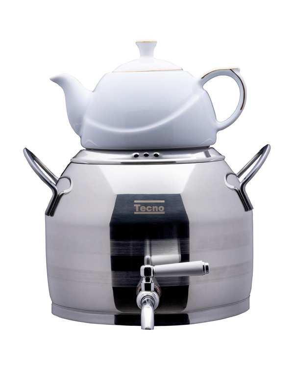 ست کتری و قوری استیل تکنو Tecno ظرفیت 5 لیتر
