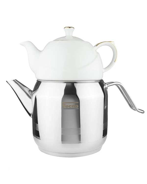 ست کتری و قوری استیل تکنو Tecno ظرفیت 2.5 لیتر