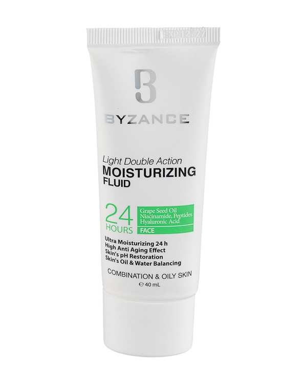 فلوئید آبرسان صورت بیزانس Byzance مناسب پوست های چرب و مختلط حجم 40ml