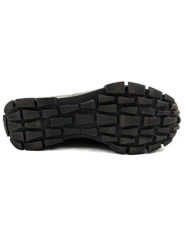 کفش چرم مردانه طبی ارتوپدیک مشکی چرم میخچی Mikhchi Leather مدل F305 - تصویر 4
