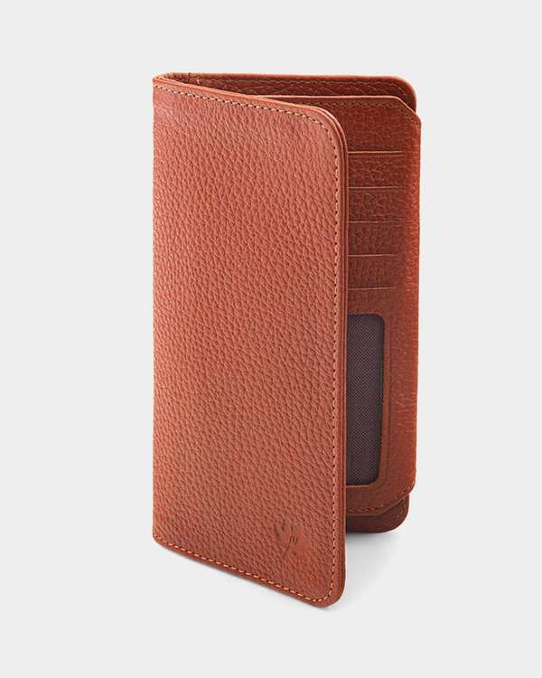 کیف پول چرم زنانه عسلی نوین چرم Novincharm مدل PW3178 C1004 - تصویر 3